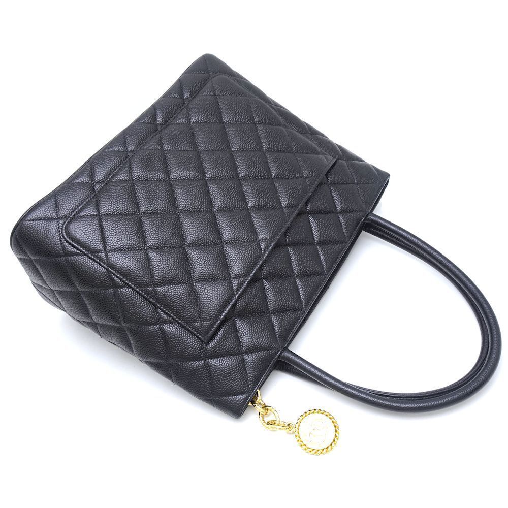 Chanel Reprint Tote Bag Caviar Skin Black - Picture 3 of 7
